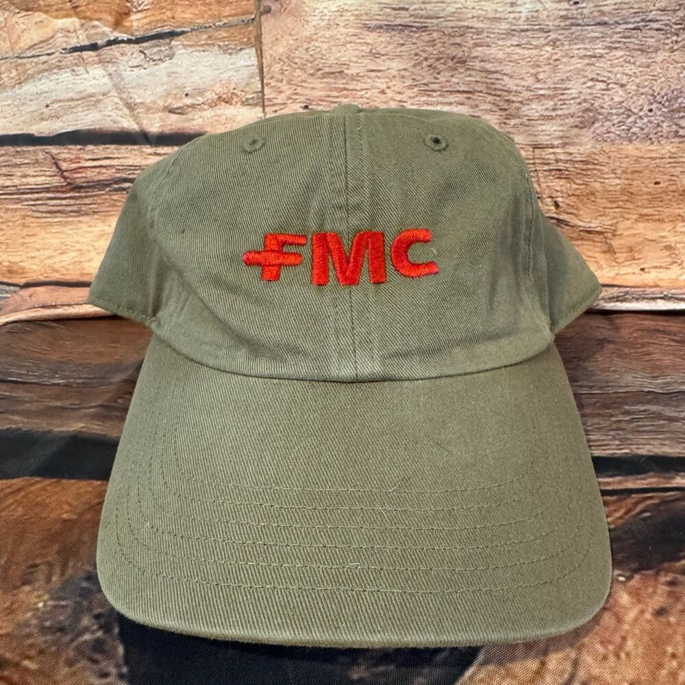 Richardson Baseball Cap 320 MD/LG Olive Green Red FMC ANTHEM MAXX Adjustable